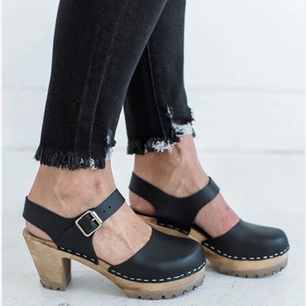 Mia Women's Abba Black Clogs Shoes Size US 6.5 / EU 37